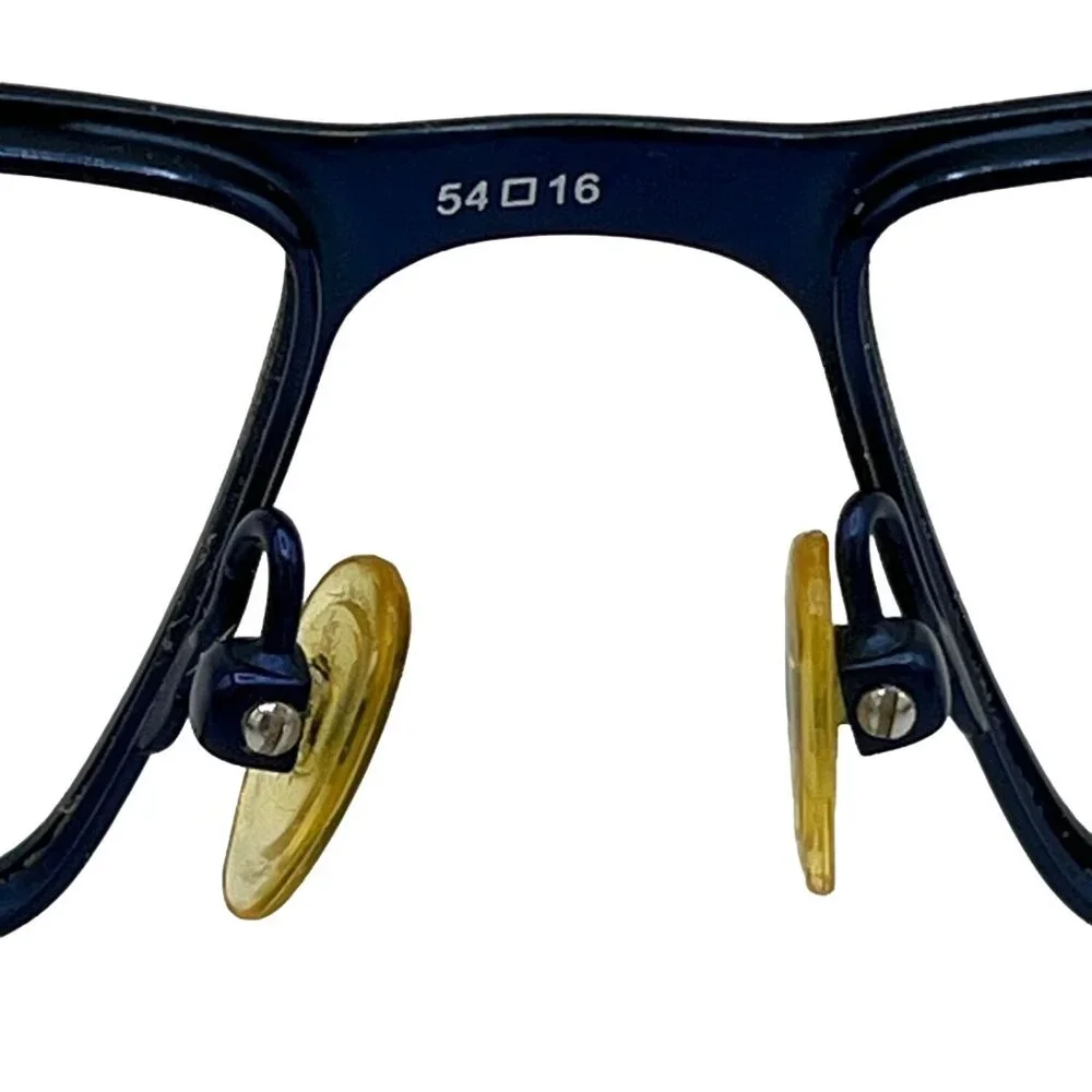 William Rast WR1009 Mens Blue Rectangle FRAMES ONLY MNV 54-16-140 Includes Case - Picture 7 of 12